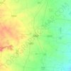 Mappa topografica Botad, altitudine, rilievo