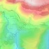 Mappa topografica Les Ribes, altitudine, rilievo