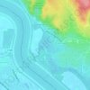 Mappa topografica Les Lones, altitudine, rilievo