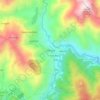 Mappa topografica Libo-Ong, altitudine, rilievo