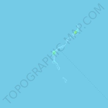 Mappa topografica Sambawan Island, altitudine, rilievo