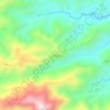 Mappa topografica Jucbong, altitudine, rilievo