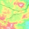 Mappa topografica 管阳镇, altitudine, rilievo