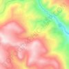 Mappa topografica Huarqui, altitudine, rilievo