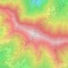 Mappa topografica Monte San Primo, altitudine, rilievo