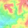 Mappa topografica Westcombe, altitudine, rilievo