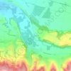 Mappa topografica Le Triévoz, altitudine, rilievo