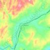 Mappa topografica Chocontá, altitudine, rilievo