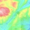 Mappa topografica Chiova-d'Asino, altitudine, rilievo