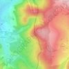 Mappa topografica Moritzberg, altitudine, rilievo