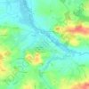 Mappa topografica Lotissement du Verger, altitudine, rilievo