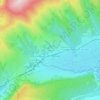 Mappa topografica Vallejo, altitudine, rilievo