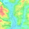 Mappa topografica Kerimaux, altitudine, rilievo