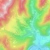 Mappa topografica Brazzova, altitudine, rilievo