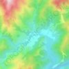 Mappa topografica Labney, altitudine, rilievo