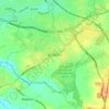 Mappa topografica Woodford, altitudine, rilievo