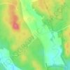 Mappa topografica Spargo Creek, altitudine, rilievo