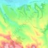 Mappa topografica Le Fourcat, altitudine, rilievo