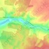 Mappa topografica Labarre, altitudine, rilievo
