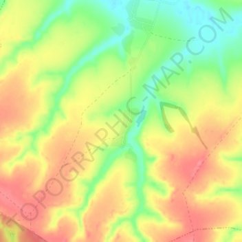 Mappa topografica Привич, altitudine, rilievo