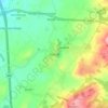 Mappa topografica Audley, altitudine, rilievo