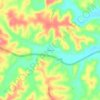 Mappa topografica Fremont, altitudine, rilievo