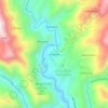 Mappa topografica Barbascal, altitudine, rilievo