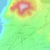 Mappa topografica Pinagkaisahan, altitudine, rilievo