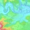 Mappa topografica Champ Fagou, altitudine, rilievo