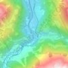 Mappa topografica Amsteg, altitudine, rilievo