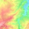 Mappa topografica Le Bouquet, altitudine, rilievo