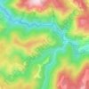 Mappa topografica Le Majistavol, altitudine, rilievo