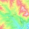 Mappa topografica Miraflores, altitudine, rilievo