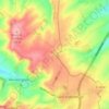 Mappa topografica Hameau de Ramesault, altitudine, rilievo