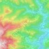 Mappa topografica La Grangette, altitudine, rilievo