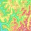 Mappa topografica Tallmansville, altitudine, rilievo