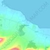 Mappa topografica Aughacasla, altitudine, rilievo