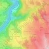 Mappa topografica Prat Communal, altitudine, rilievo