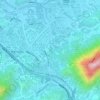 Mappa topografica 安樂村, altitudine, rilievo