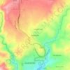 Mappa topografica Negroyacu, altitudine, rilievo