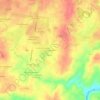 Mappa topografica La Poissonnerie, altitudine, rilievo