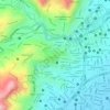Mappa topografica San Antonio, altitudine, rilievo
