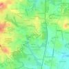 Mappa topografica Meade Village, altitudine, rilievo