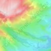 Mappa topografica La Baume, altitudine, rilievo