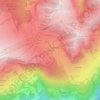 Mappa topografica Les Carrets, altitudine, rilievo