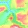 Mappa topografica Sorgente di Montescuro, altitudine, rilievo