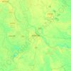 Mappa topografica Jamalpur, altitudine, rilievo