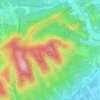 Mappa topografica Monte Sulder, altitudine, rilievo