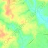 Mappa topografica Silver Hill, altitudine, rilievo