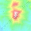 Mappa topografica Hells Hole Peak, altitudine, rilievo
